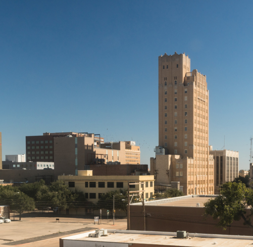 Aerial view of Abilene